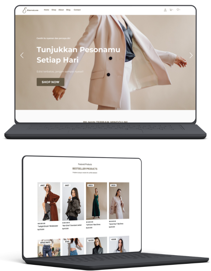 Eternaluxe App Interface