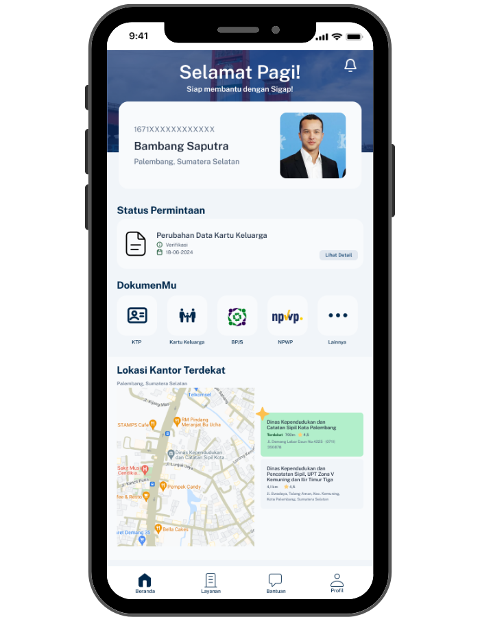 Sigap App Interface